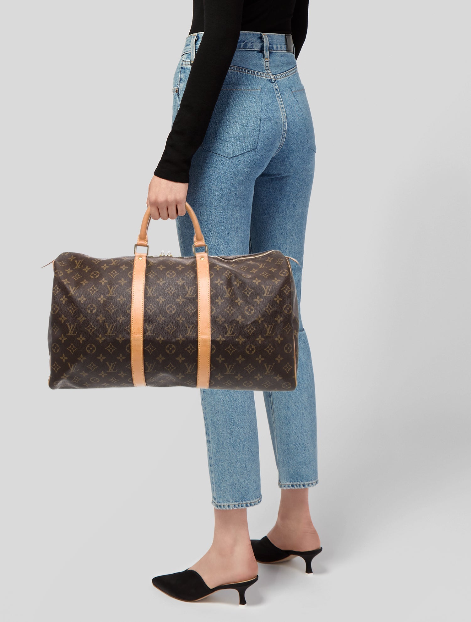 Louis Vuitton LV Monogram Keepall 50 Vintage