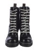 Louis Vuitton LV Monogram Leather Combat Boots