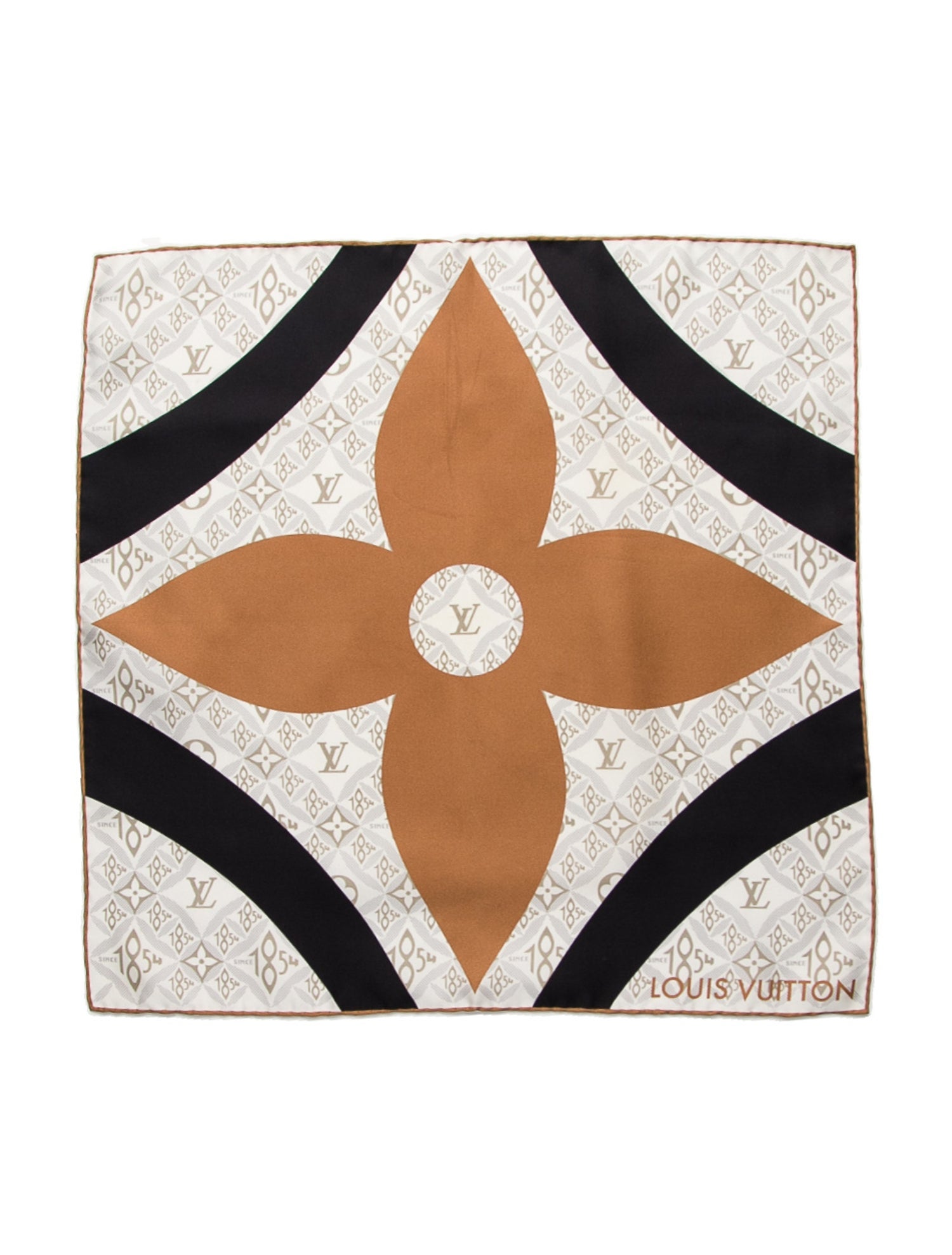 Louis Vuitton Since 1854 Square 45 Silk Scarf