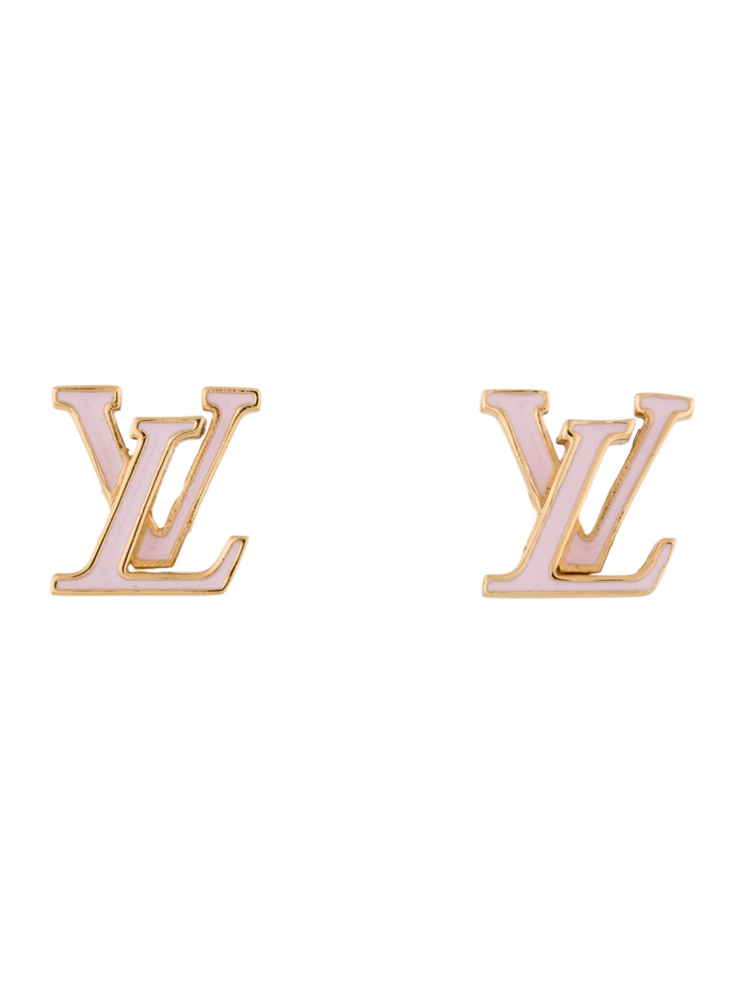 Louis Vuitton Enamel LV Iconic Stud Earrings