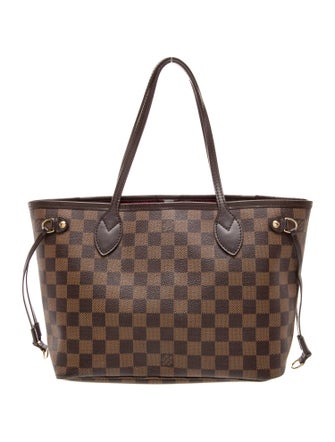 Louis Vuitton Damier Ebene Neverfull w/Pouch PM
