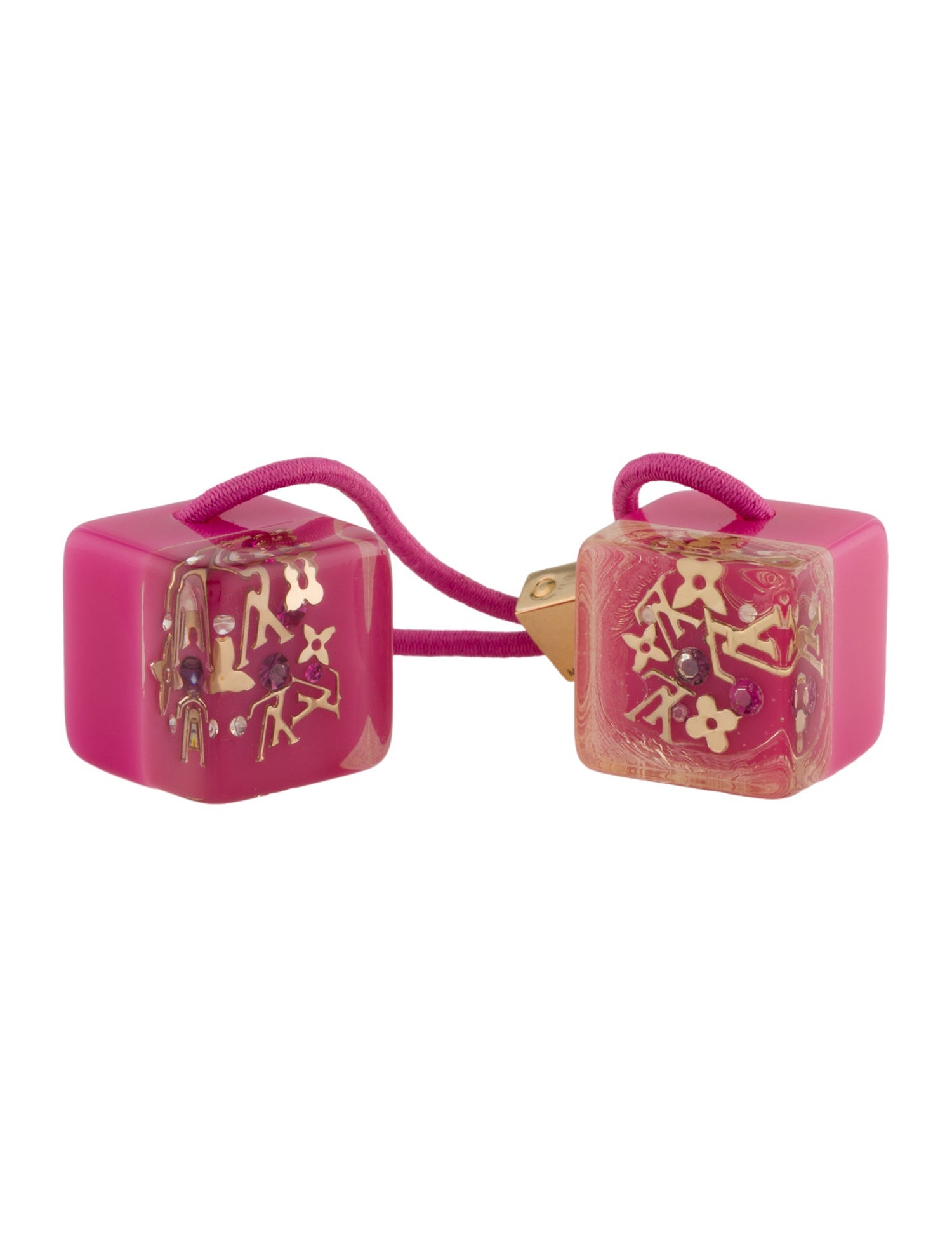 Louis Vuitton Monogram Hair Cubes