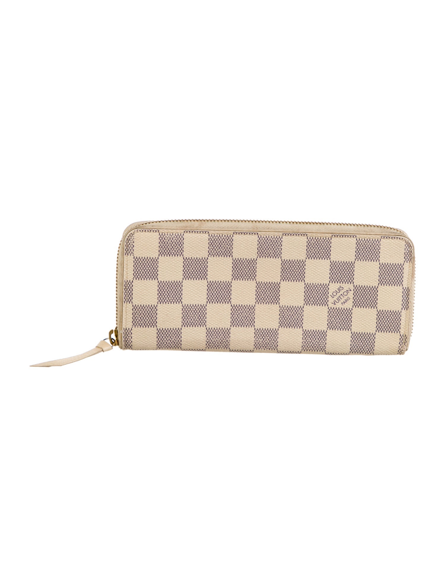 Louis Vuitton 2018 Damier Azur Pattern Clemence Wallet