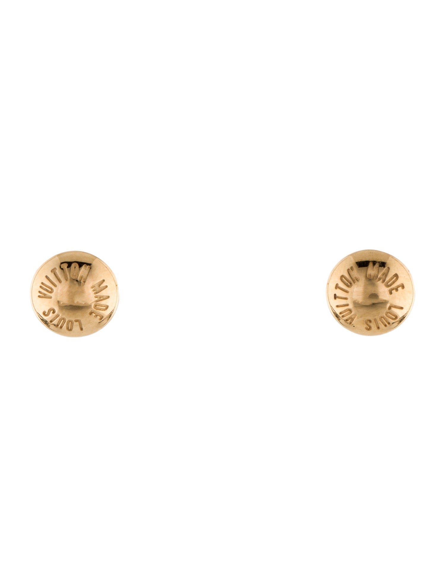 Louis Vuitton 18K Clous Stud Earrings