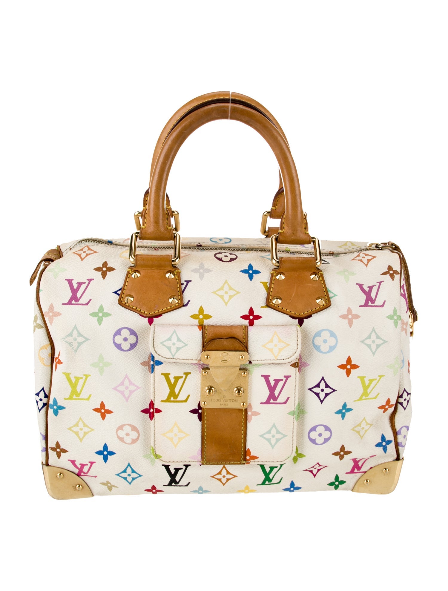 Louis Vuitton Multicolore Monogram Speedy 30 Vintage