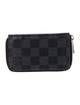 Louis Vuitton 2015 Damier Graphite Pattern Zippy Coin Purse