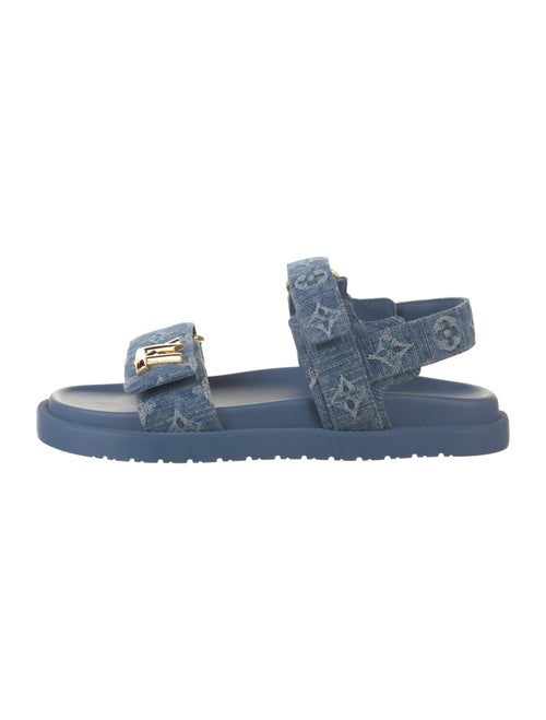 Louis Vuitton Canvas Printed Sandals