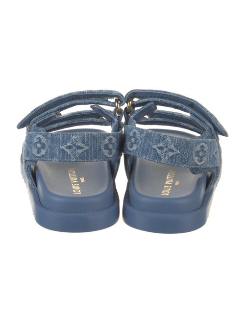 Louis Vuitton Canvas Printed Sandals