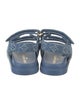 Louis Vuitton Canvas Printed Sandals