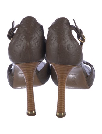 Louis Vuitton Leather Sandals