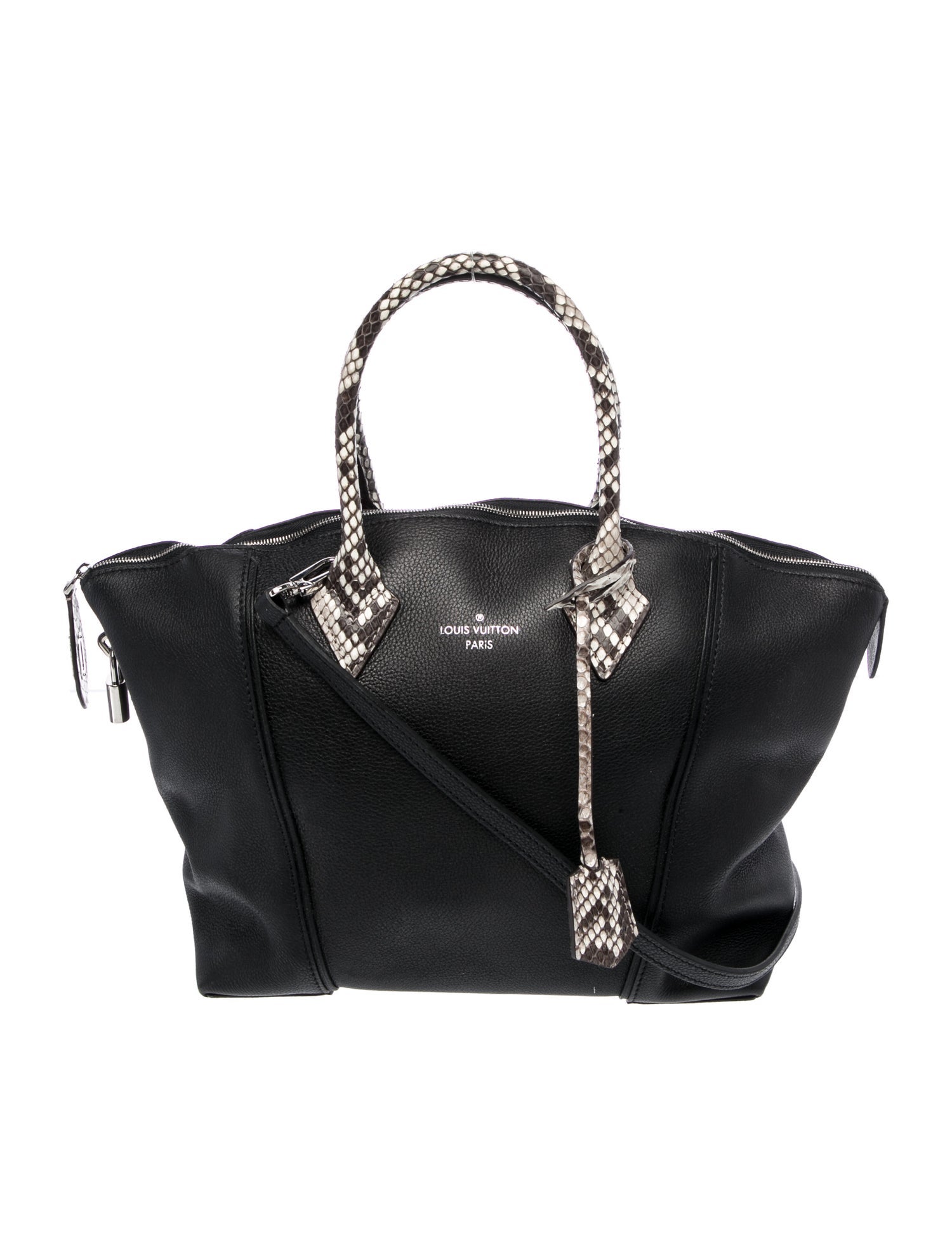 Louis Vuitton Leather Soft Lockit PM