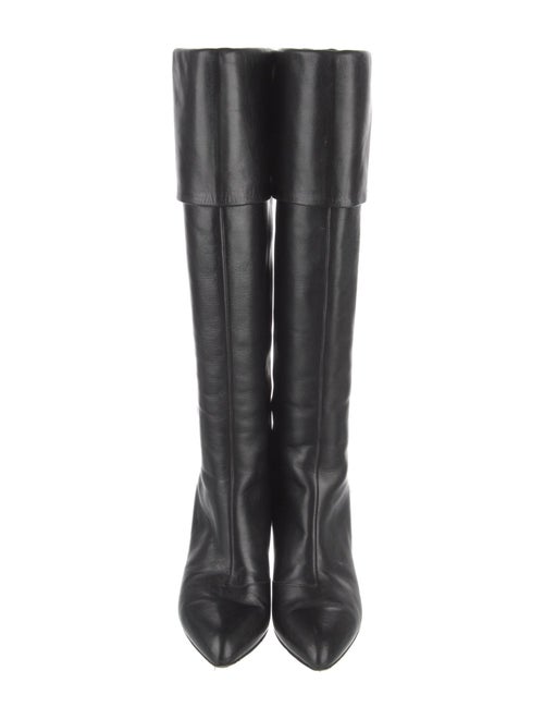 Louis Vuitton Monogram Pattern Leather Boots