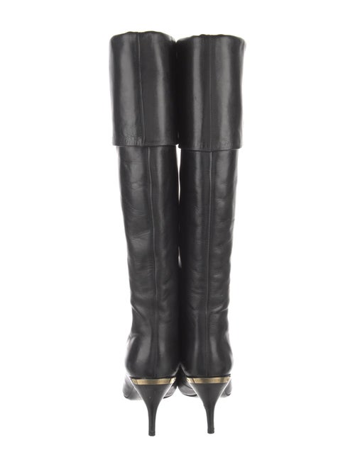 Louis Vuitton Monogram Pattern Leather Boots