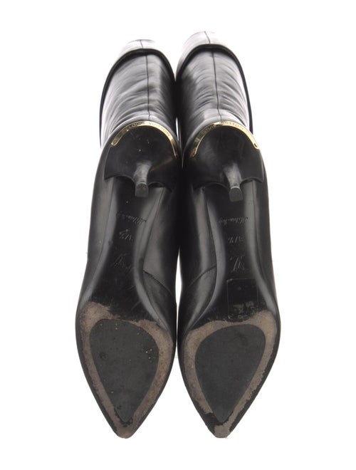 Louis Vuitton Monogram Pattern Leather Boots