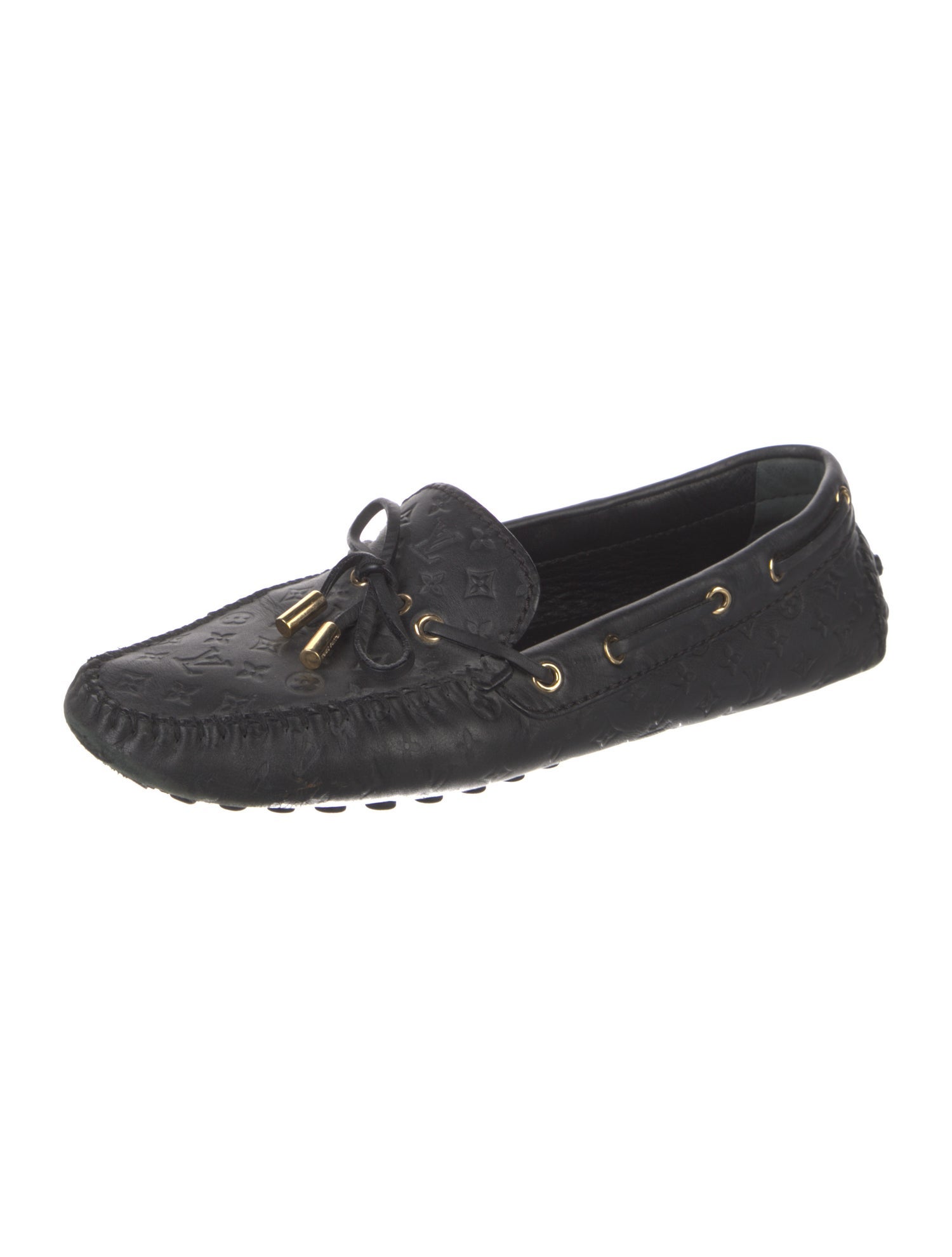 Louis Vuitton LV Monogram Leather Loafers