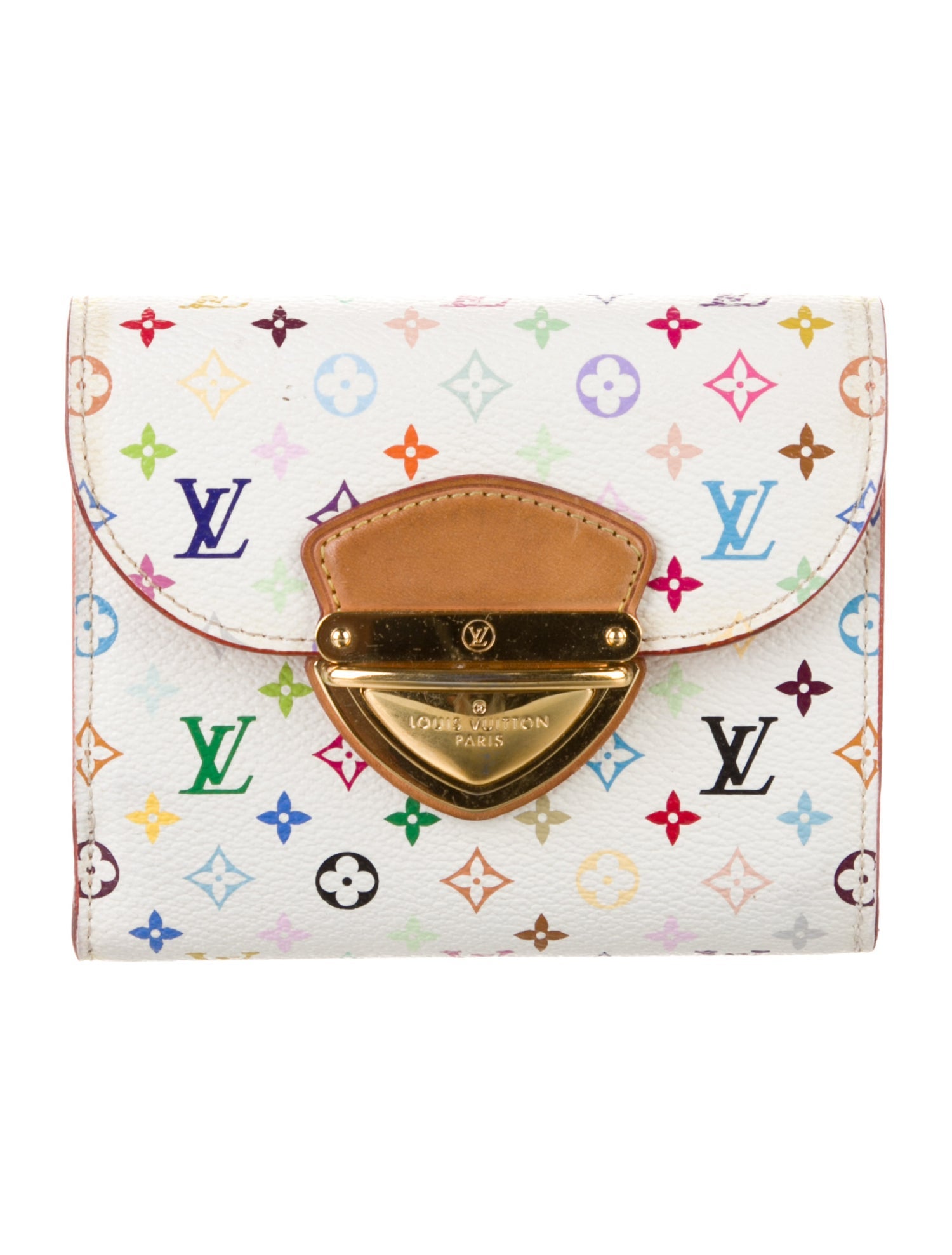 Louis Vuitton 2012 Multicolore Monogram Pattern Joey Wallet