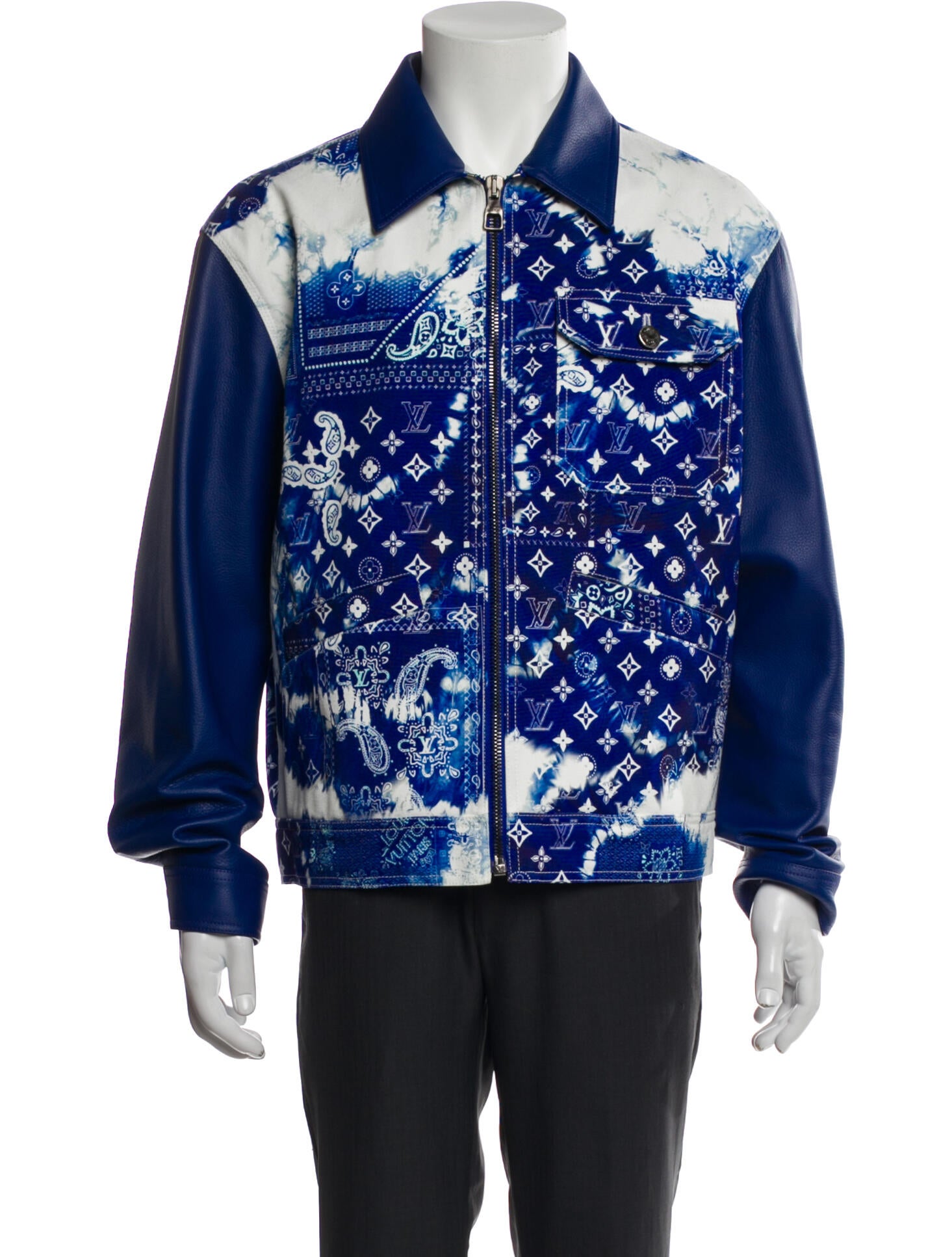 Louis Vuitton 2022 Bandana Mix Denim Jacket