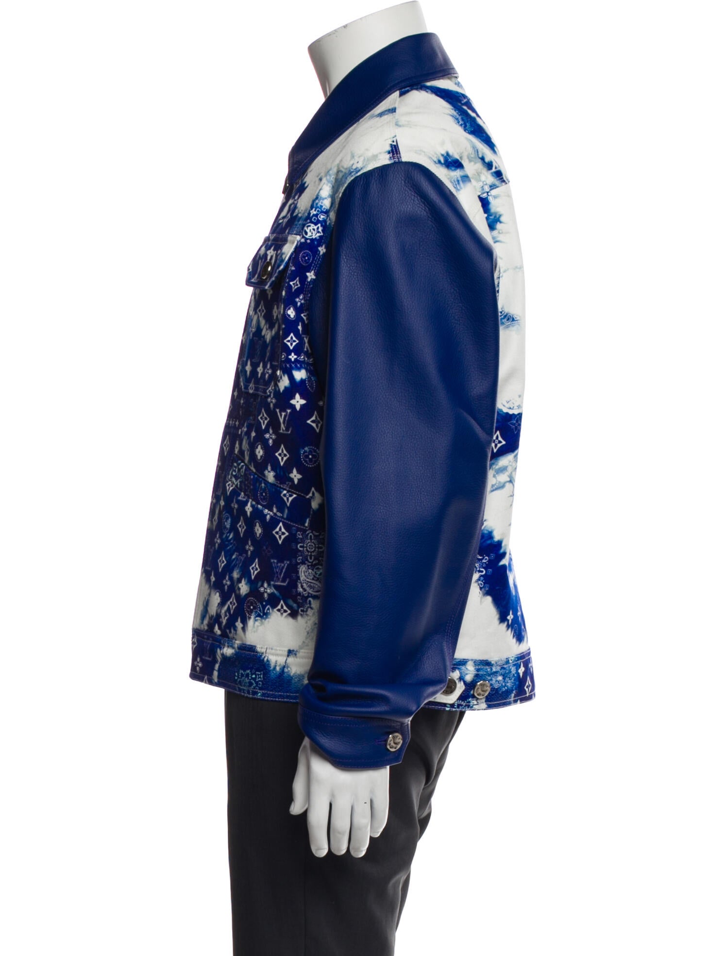 Louis Vuitton 2022 Bandana Mix Denim Jacket