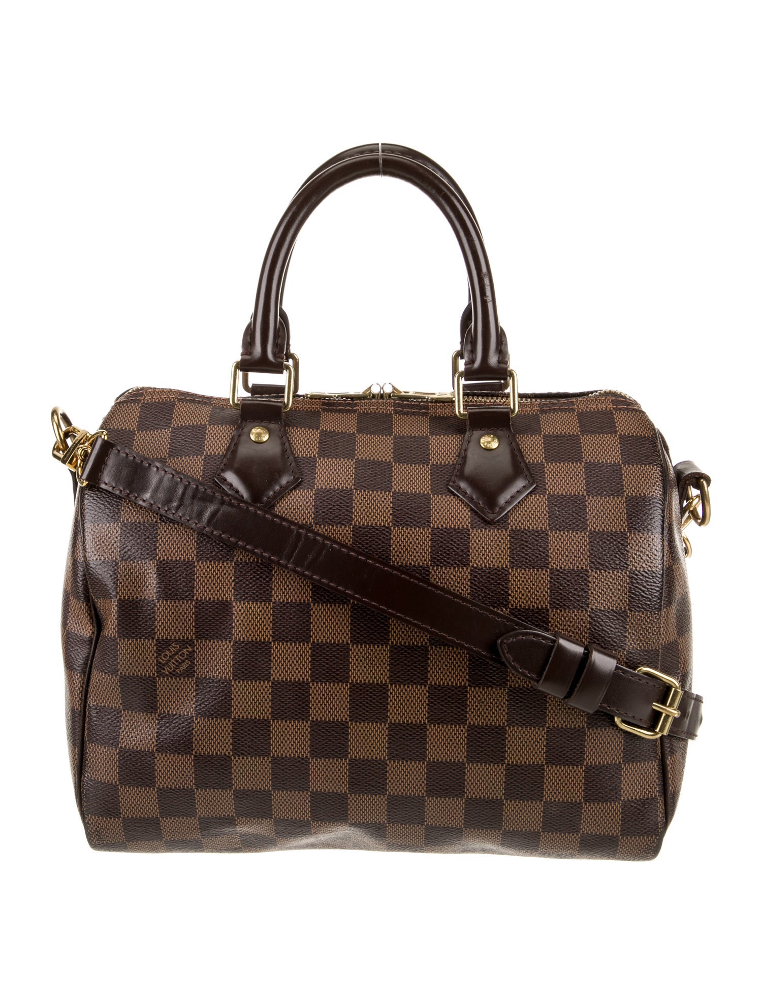 Louis Vuitton Damier Ebene Speedy Bandouliere 25