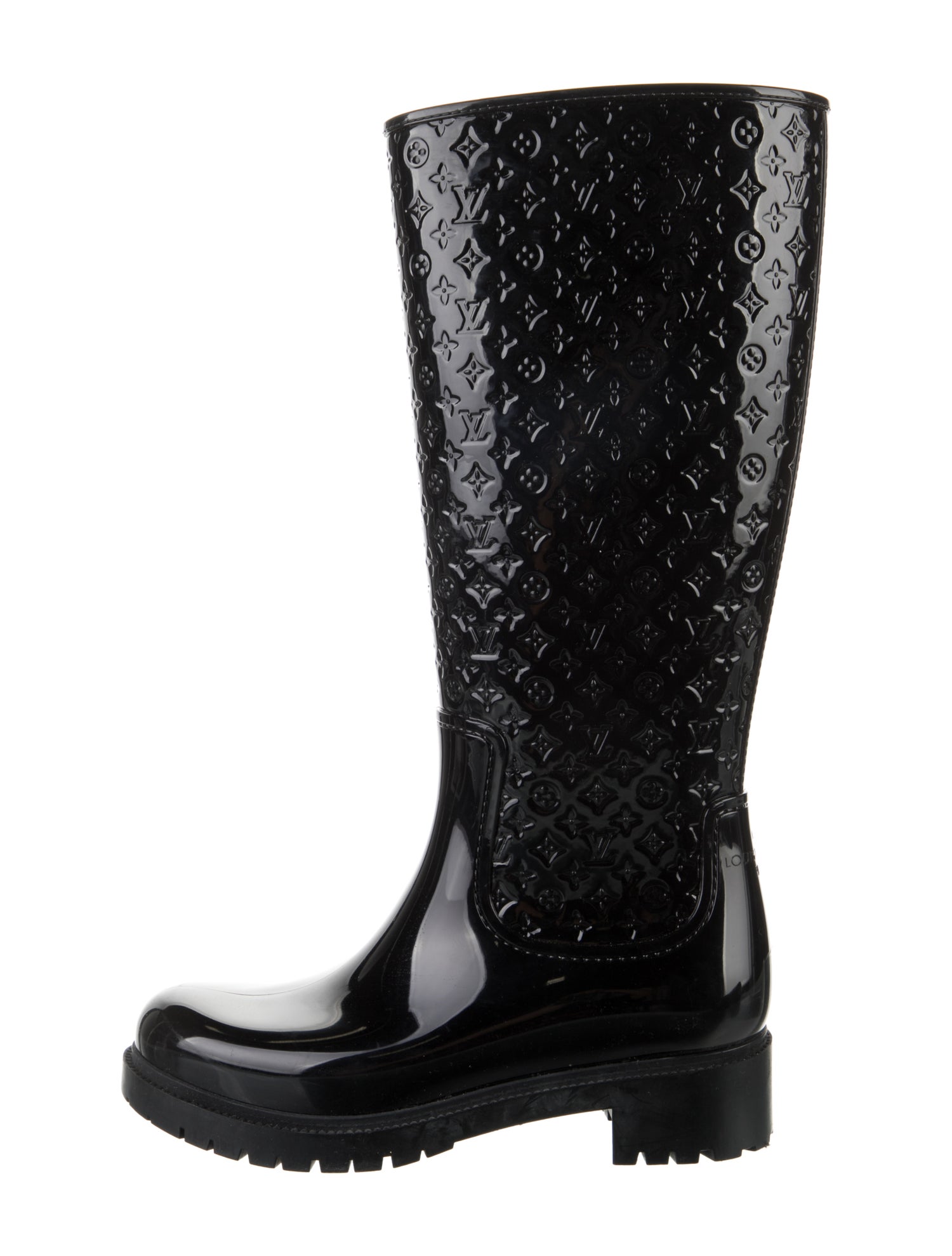 Louis Vuitton LV Monogram Rubber Rain Boots