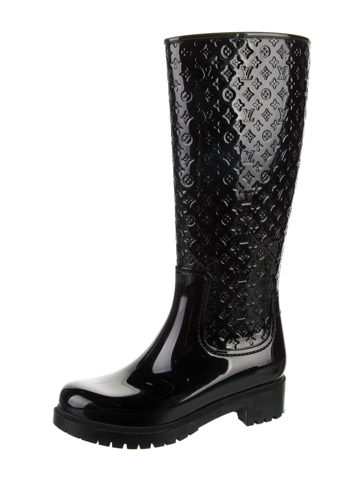 Louis Vuitton LV Monogram Rubber Rain Boots