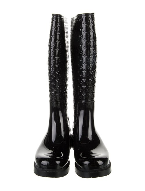 Louis Vuitton LV Monogram Rubber Rain Boots