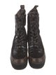 Louis Vuitton LV Monogram Suede Combat Boots