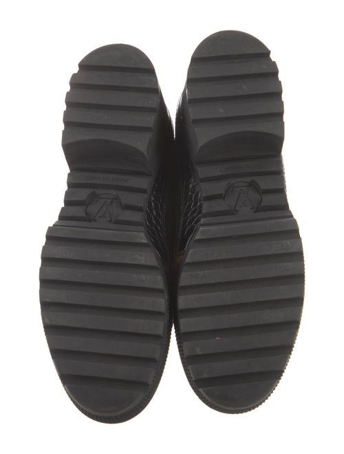 Louis Vuitton LV Monogram Suede Combat Boots