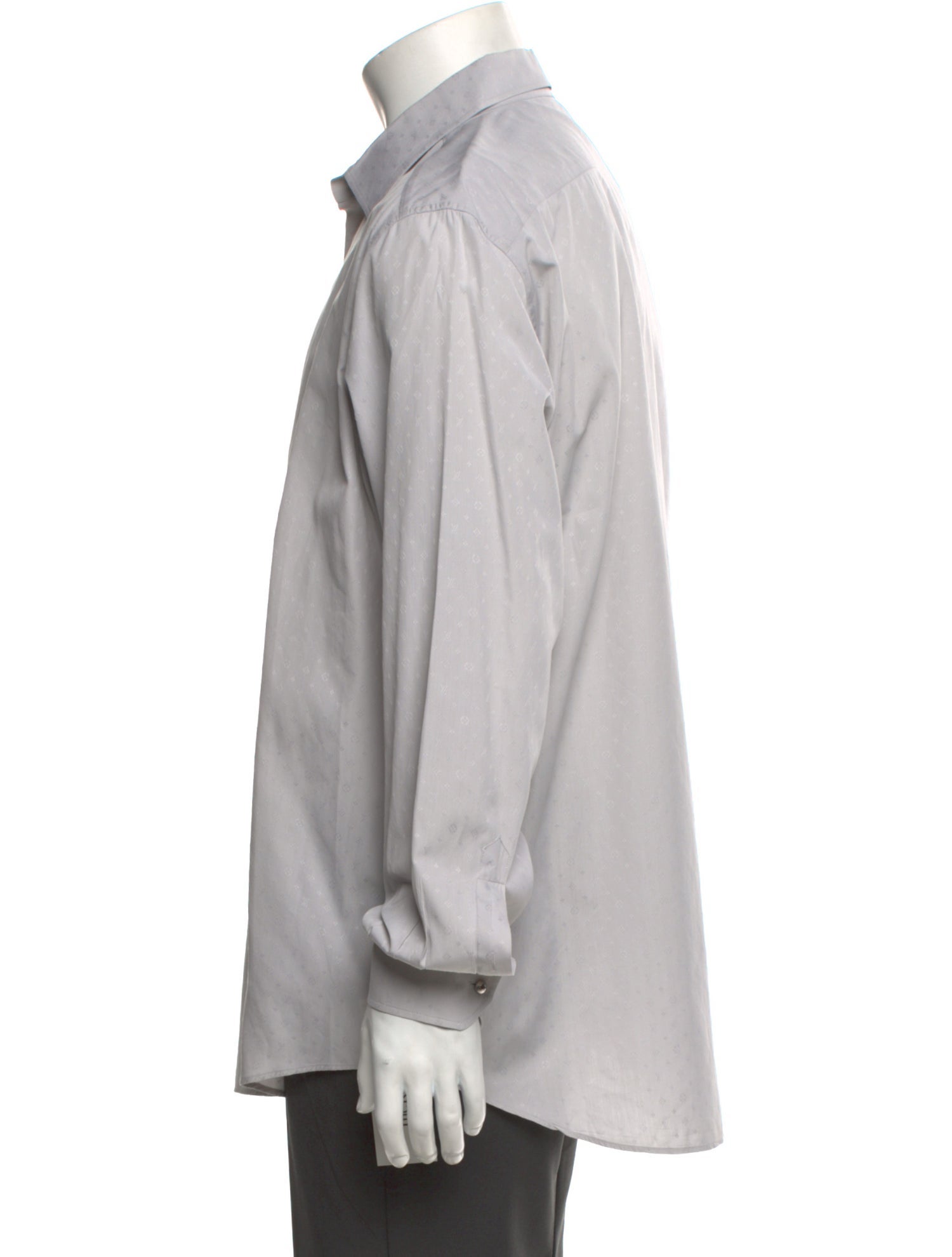 Louis Vuitton 2010 LV Monogram Dress Shirt