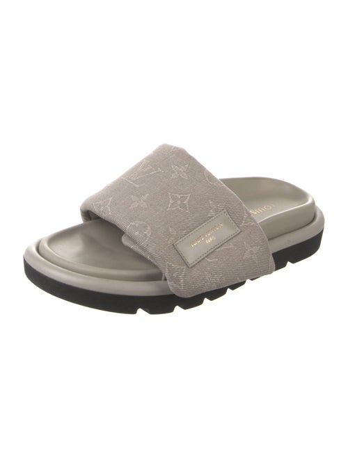 Louis Vuitton LV Monogram Canvas Slides