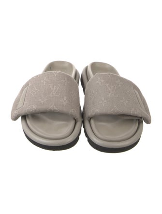 Louis Vuitton LV Monogram Canvas Slides