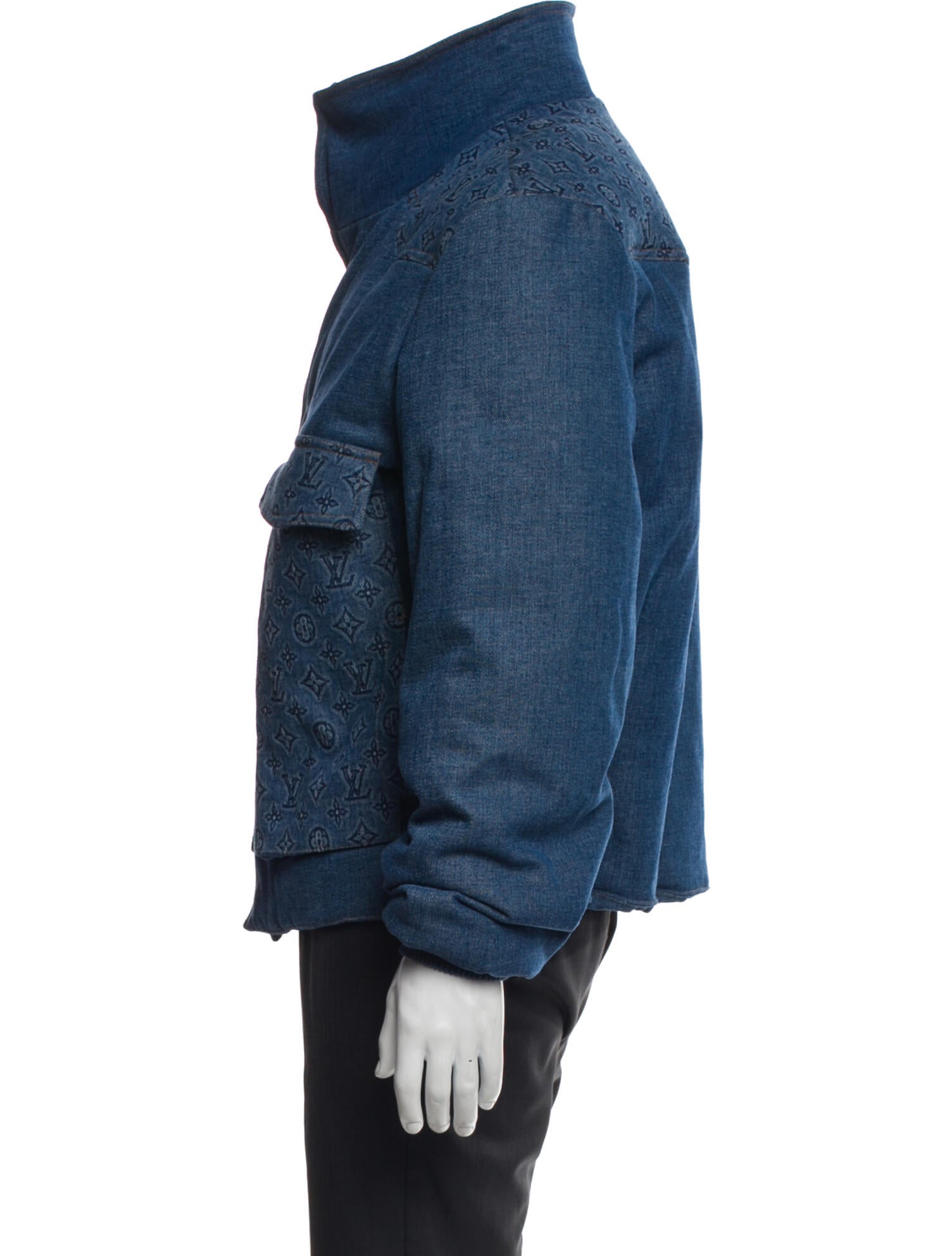 Louis Vuitton 2023 LV Monogram Denim Jacket w/ Tags