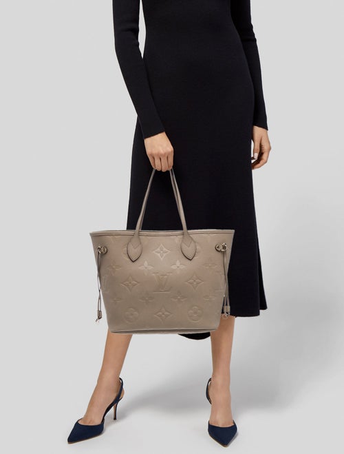 Louis Vuitton LV Monogram Neverfull w/Pouch MM