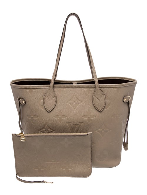 Louis Vuitton LV Monogram Neverfull w/Pouch MM