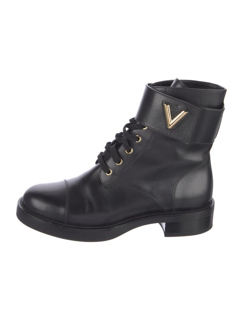Louis Vuitton 2017 Wonderland Flat Ranger Combat Boots
