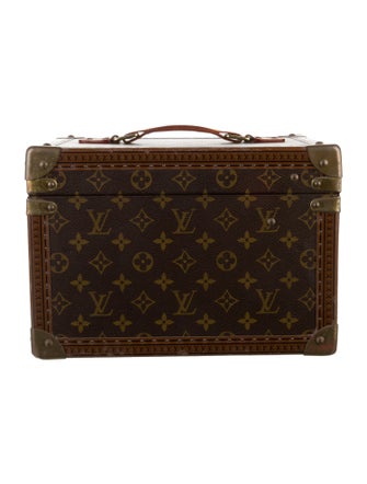 Louis Vuitton Monogram Boite Flacons Vanity Trunk Train Case