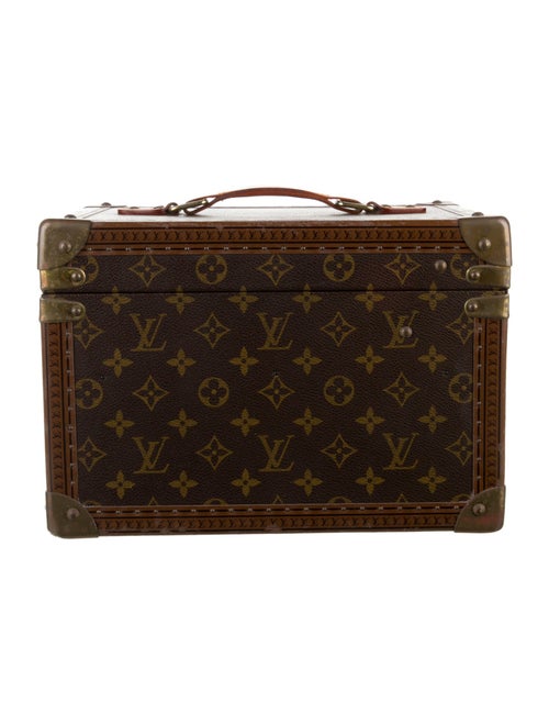 Louis Vuitton Monogram Boite Flacons Vanity Trunk Train Case