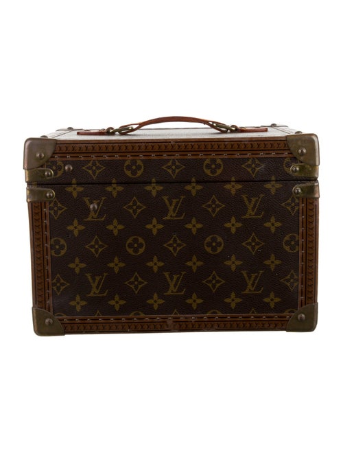Louis Vuitton Monogram Boite Flacons Vanity Trunk Train Case