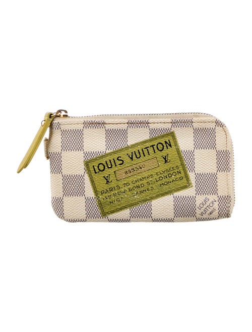 Louis Vuitton Damier Azur Pattern Coated Canvas Complice Wallet