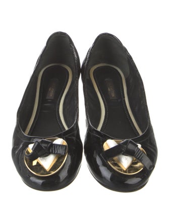 Louis Vuitton Patent Leather Ballet Flats