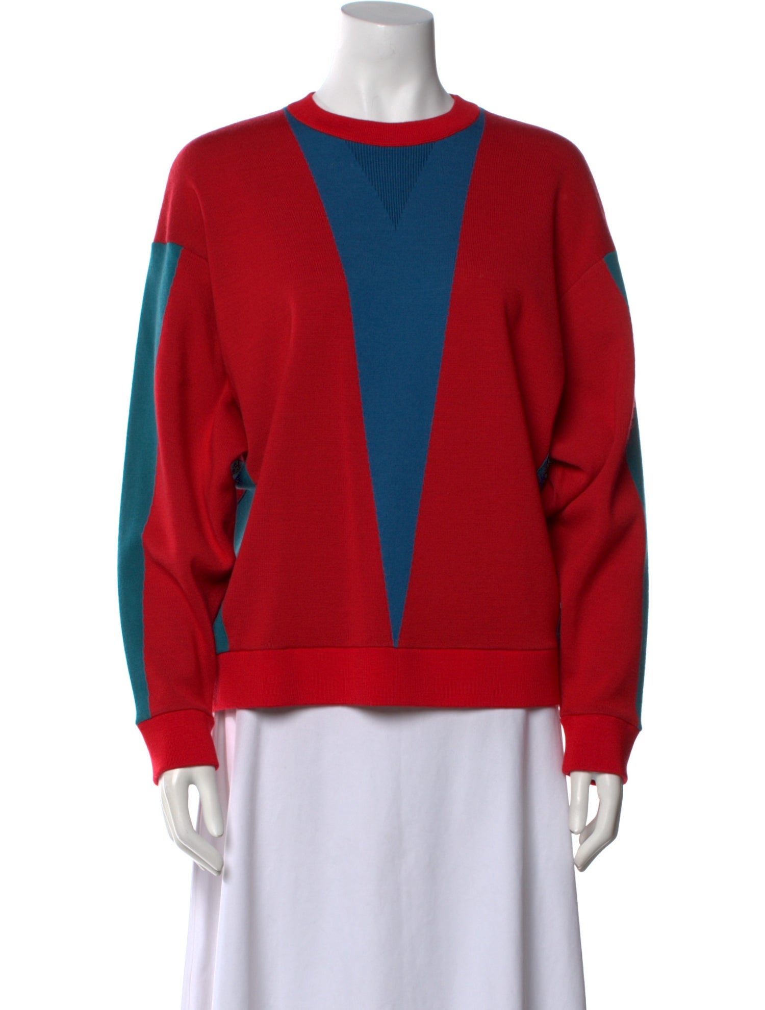 Louis Vuitton 2019 Colorblock Pattern Sweatshirt