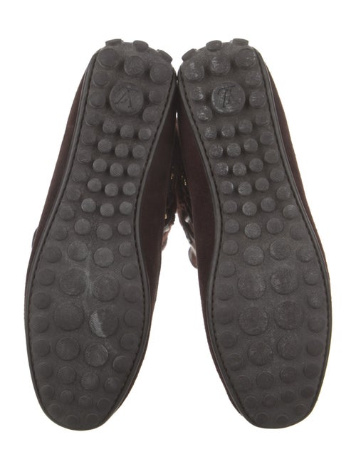 Louis Vuitton LV Monogram Suede Lace-Up Boots