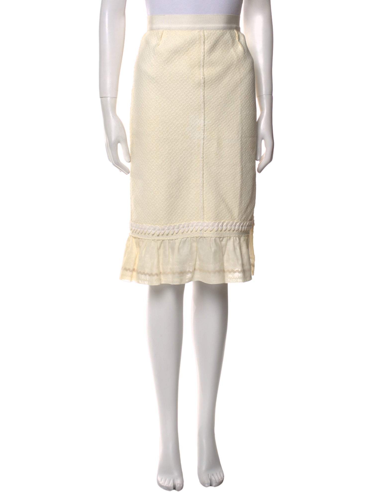 Louis Vuitton Vintage Knee-Length Skirt