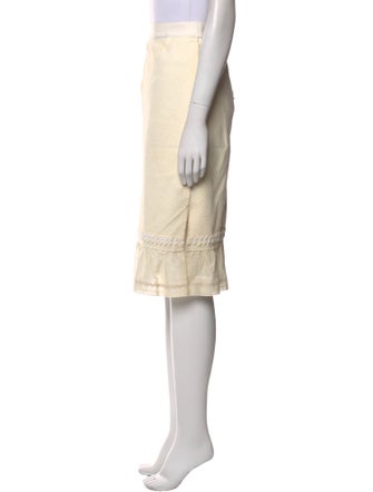Louis Vuitton Vintage Knee-Length Skirt