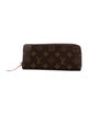 Louis Vuitton LV Monogram Coated Canvas Clemence Wallet