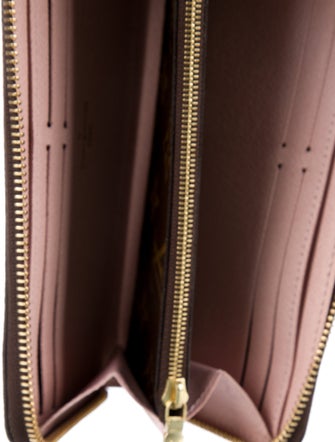 Louis Vuitton LV Monogram Coated Canvas Clemence Wallet
