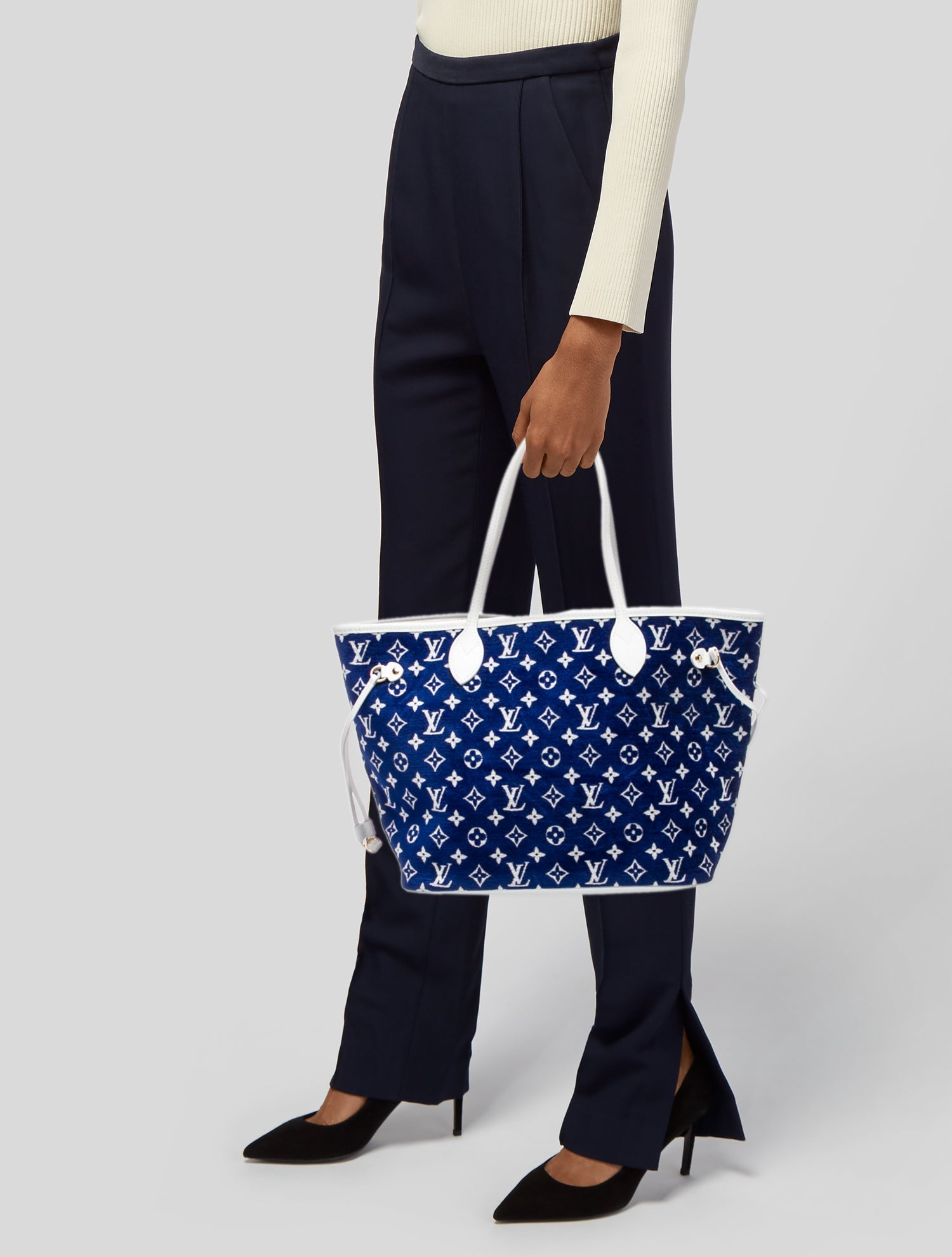 Louis Vuitton LV Match Monogram Neverfull w/Pouch MM