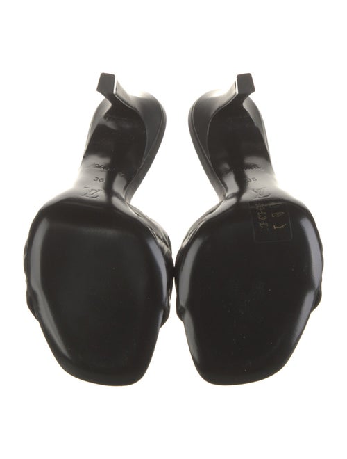 Louis Vuitton LV Monogram Leather Slides