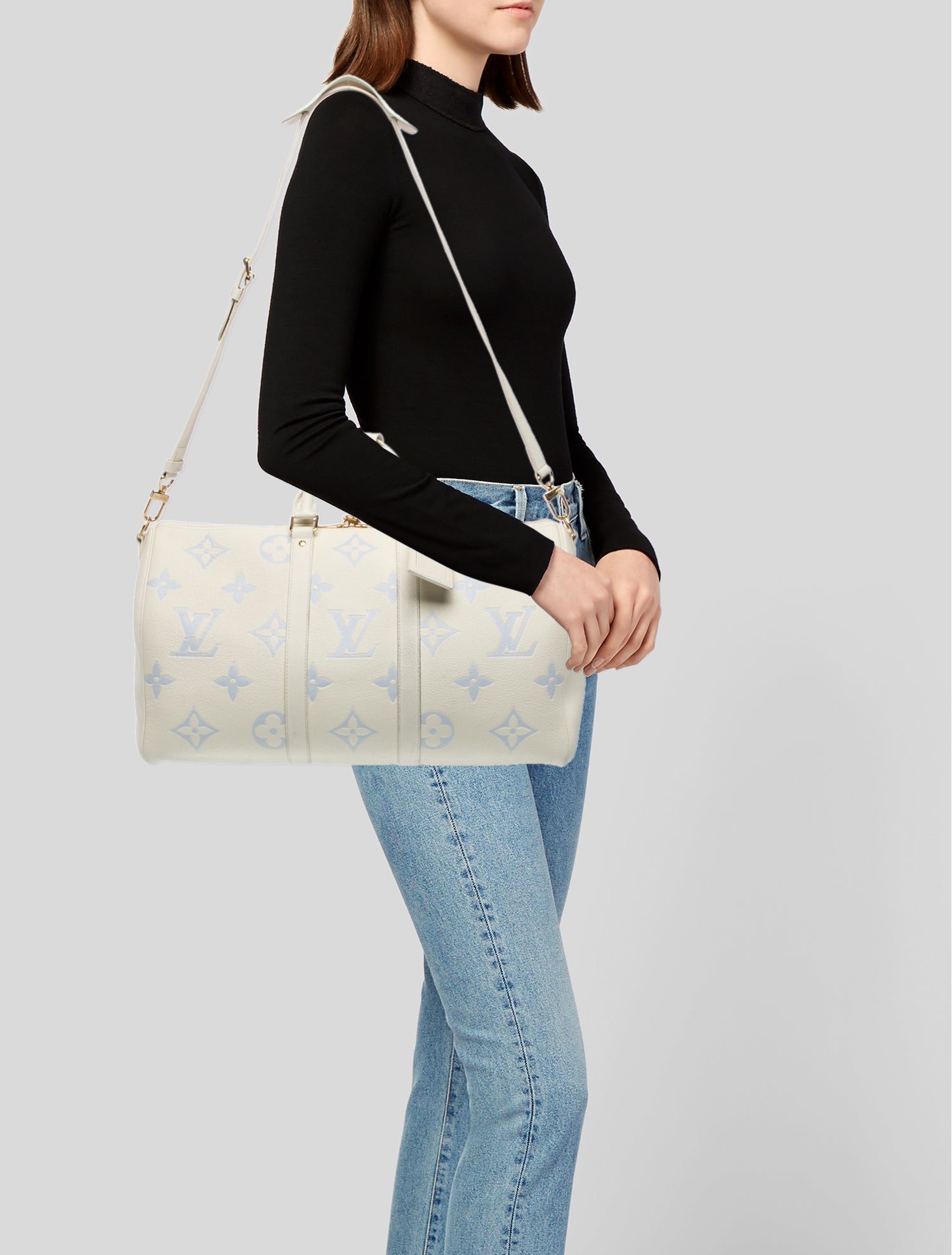 Louis Vuitton Monogram Giant Keepall Bandouliere 45