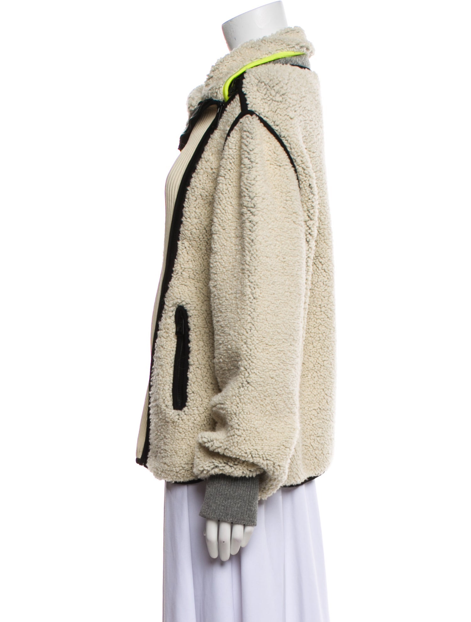 Louis Vuitton 2023 Wool Faux Fur Jacket